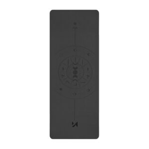 Wozinsky WNSP-NKB 183 x 61 x 0.5 cm natural rubber yoga mat - juodos spalvos