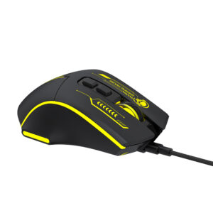 Wozinsky WMGK-1181W Wired Optical Gaming Mouse 7200 DPI with Backlight - juodos spalvos ir geltonos spalvos - Image 5