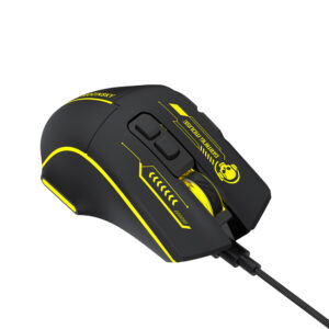 Wozinsky WMGK-1181W Wired Optical Gaming Mouse 7200 DPI with Backlight - juodos spalvos ir geltonos spalvos - Image 6