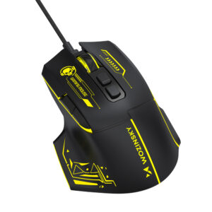 Wozinsky WMGK-1181W Wired Optical Gaming Mouse 7200 DPI with Backlight - juodos spalvos ir geltonos spalvos - Image 7