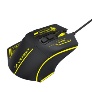 Wozinsky WMGK-1181W Wired Optical Gaming Mouse 7200 DPI with Backlight - juodos spalvos ir geltonos spalvos - Image 8