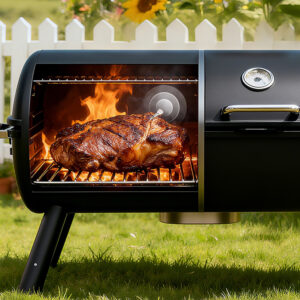 Meatmeet X Pro Kitchen Thermometer with Bluetooth/WiFi App for Grill, Oven, Smoker - Black - Image 2