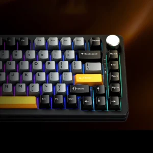 Machenike K600-B82W Wireless Mechanical Backlit Gaming Keyboard GR Silver Switch - Black - Image 9