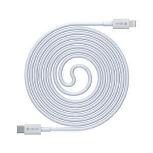 Devia laidas Smart EC146 PD USB-C - Lightning 20W 3A baltas - Image 2