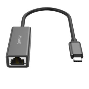 Orico XC-R45-V1 USB-C to RJ45 Gigabit Ethernet 1 Gbps Network Adapter - juodos spalvos - Image 2