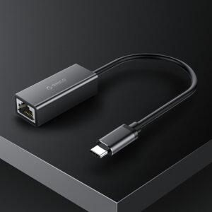 Orico XC-R45-V1 USB-C to RJ45 Gigabit Ethernet 1 Gbps Network Adapter - juodos spalvos - Image 7