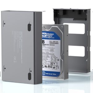 Digitus DA-71106-1 saugojimo diskų korpusas HDD korpusas Aliuminis 2.5/3.5"