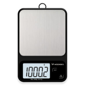 Wozinsky WAK-2252 kitchen scale accurate with large LCD display up to 5 kg - juodos spalvos - Image 3