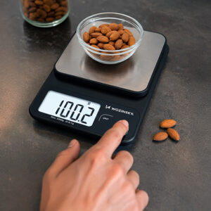Wozinsky WAK-2252 kitchen scale accurate with large LCD display up to 5 kg - juodos spalvos - Image 5