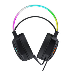 Wozinsky WSG-1118 Wired Gaming Headphones with Microphone and RGB Backlight - Black - Image 4