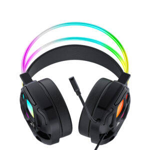 Wozinsky WSG-1118 Wired Gaming Headphones with Microphone and RGB Backlight - Black - Image 6