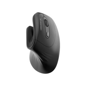Wozinsky WWM-1076 Wireless Vertical Ergonomic Mouse 3600 DPI - juodos spalvos