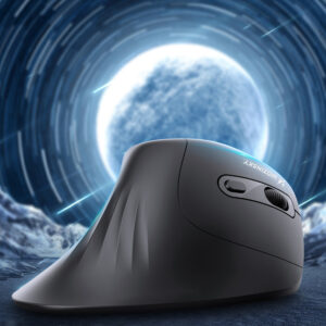 Wozinsky WWM-1076 Wireless Vertical Ergonomic Mouse 3600 DPI - juodos spalvos - Image 6