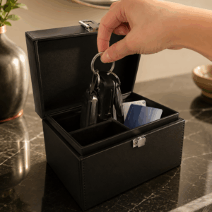 Wozinsky WPB-R16 RFID Blocking Box for Keyless Keys with Compartments 16x12x9 cm - Black - Image 3
