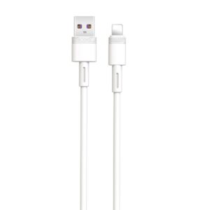 XO kabelis NB-Q166 USB - Lightning 1,0 m 5A baltas