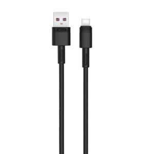 XO kabelis NB-Q166 USB - USB-C 1,0 m 5A juodas