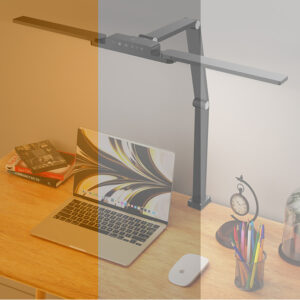 Wozinsky WLM-800 desk lamp above the monitor with remote control - black - Image 6