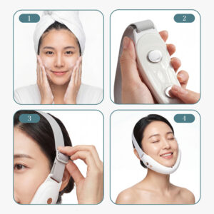 Belleskin by MAXGROOM M-170 EMS LED Face and Chin Massager - White - Image 9
