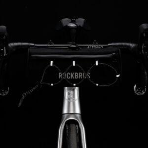 Rockbros TL002 ROAD TO SKY 1.5L Handlebar Bike Bag Waterproof - Black - Image 3