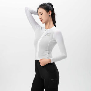 Rockbros 15110012003 ROAD TO SKY women's cycling jersey long sleeve S - white - Image 3
