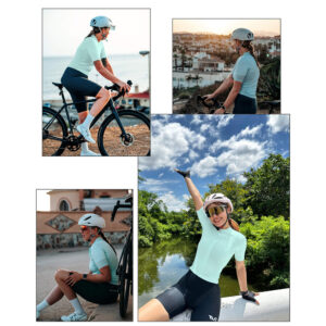 Rockbros 15210007004 TVI M women's cycling jersey - green - Image 8