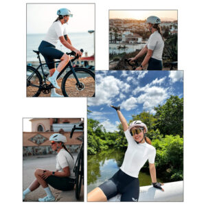 Rockbros 15210007010 TVI M women's cycling jersey - white - Image 9