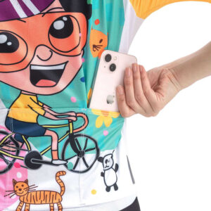Rockbros 15210005003 S Women's Cycling Jersey with Print - White - Image 7