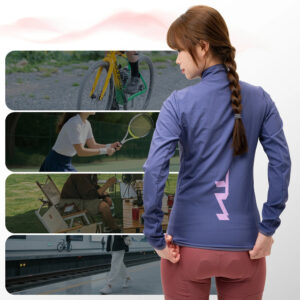 Rockbros YPW069 TVI M Women's Cycling Jacket - Purple - Image 5