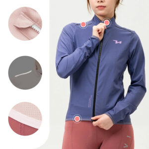 Rockbros YPW069 TVI L Women's Cycling Jacket - Purple - Image 4