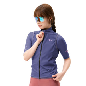 Rockbros MJ008 TVI Windproof Women's Cycling Vest L - Purple - Image 5