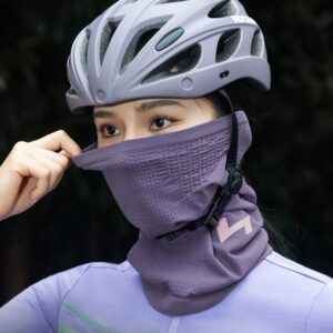 Rockbros LFA23 TVI Women's Knitted Bicycle Neck Warmer - Purple - Image 4