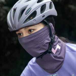 Rockbros LFA23 TVI Women's Knitted Bicycle Neck Warmer - Purple - Image 5