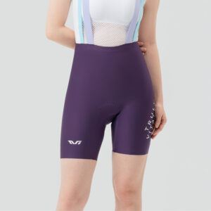 Rockbros YDDK017-1 TVI Women's Cycling Shorts with Bib and Pad Size S - Purple - Image 6