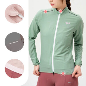 Rockbros YPW069 TVI M Women's Cycling Jacket - Green - Image 4