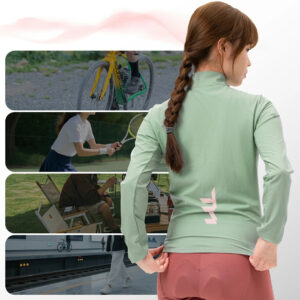 Rockbros YPW069 TVI L Women's Cycling Jacket - Green - Image 5
