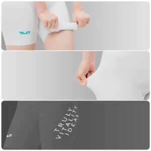 Rockbros YDDK017-1 TVI Women's Cycling Shorts with Bib and Pad Size M - White - Image 7