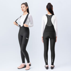 Rockbros YDCK005 TVI Women's Cycling Bib Shorts with Pad M - Black - Image 2