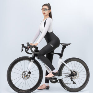 Rockbros YDCK005 TVI Women's Cycling Bib Shorts with Pad M - Black - Image 3