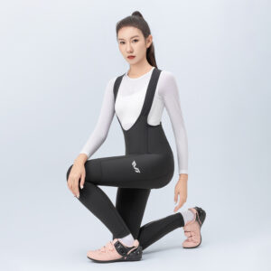Rockbros YDCK005 TVI Women's Cycling Bib Shorts with Pad M - Black - Image 6