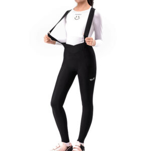 Rockbros YDCK006 TVI Women's Cycling Bib Shorts with Pad Size L - Black - Image 2
