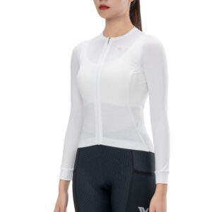 Rockbros 15210006005 TVI Women's Cycling Jersey Long Sleeve L - White - Image 2