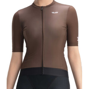 Rockbros 15110007005 TVI Women's Short Sleeve Cycling Jersey L - Brown - Image 2