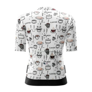 Rockbros 15110005003 Women's Short Sleeve Cycling Jersey S - White - Image 3