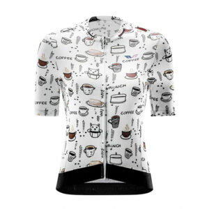 Rockbros 15110005005 Women's Short Sleeve Cycling Jersey L - White - Image 2