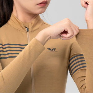 Rockbros YPW065 TVI Women's Long Sleeve Cycling Jersey Fall/Winter S - Yellow - Image 3