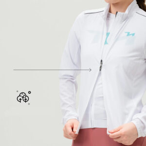 Rockbros YPW069 TVI S Women's Cycling Jacket - White - Image 5