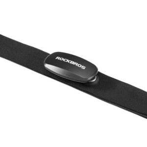 Rockbros HRM812 Bluetooth ANT+ Heart Rate Monitor Belt HRM Sensor IP67 - Black - Image 2