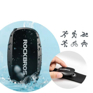 Rockbros HRM812 Bluetooth ANT+ Heart Rate Monitor Belt HRM Sensor IP67 - Black - Image 6