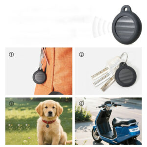 Rockbros RT1W Apple Find My Bluetooth Locator - Black - Image 4