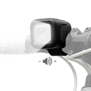Rockbros SKL01 Front Bike Light 450 lm with 120 dB USB-C Bike Bell - Black - Image 2